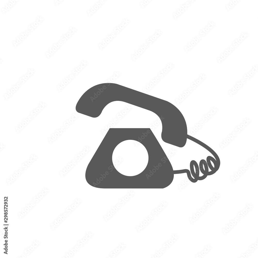 Phone icon vector isolated on white background. Telephone symbol for your design, logo, application, UI. Phone icon vector isolated on white background. Telephone symbol for your design, logo, application, UI.