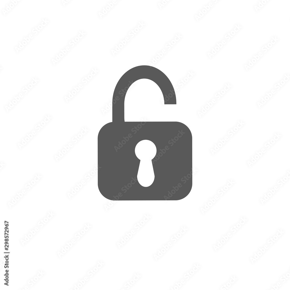 Open Padlock icon , vector illustration Open Padlock icon , vector illustration