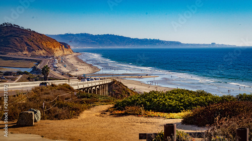 Fototapeta Naklejka Na Ścianę i Meble -  Del Mar California Beach Paths