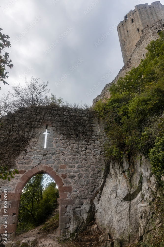 Fototapeta premium Hiking GR5 through the Vosges