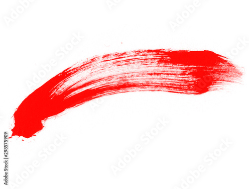 Red paint brush background