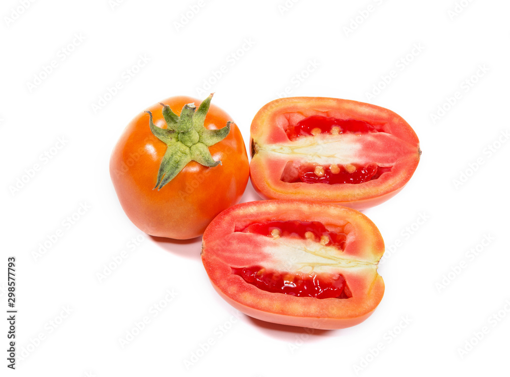 Fresh tomato isolated on white background Fresh tomato isolated on white background