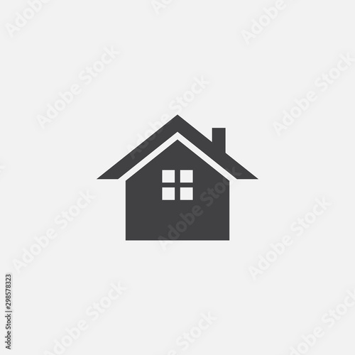 House or home vector icon, Home vector icon illustration sign, home simple icon, Small house Icon Vector, Simple flat house symbol. Home Illustration