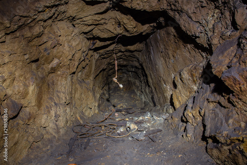 mine ore shaft tunnel drift underground