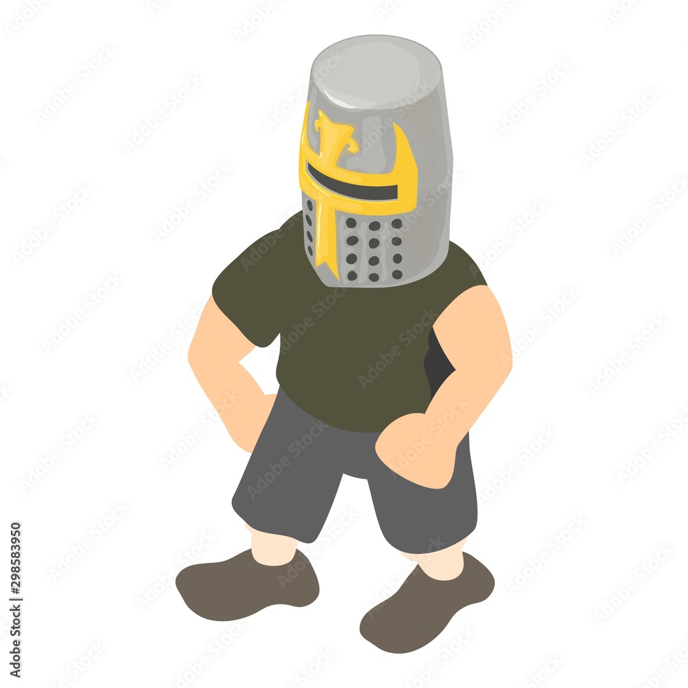 Crusader icon. Isometric illustration of crusader vector icon for web Crusader icon. Isometric illustration of crusader vector icon for web