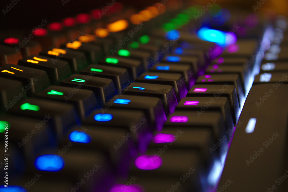 Obraz premium Teclado mecánico.