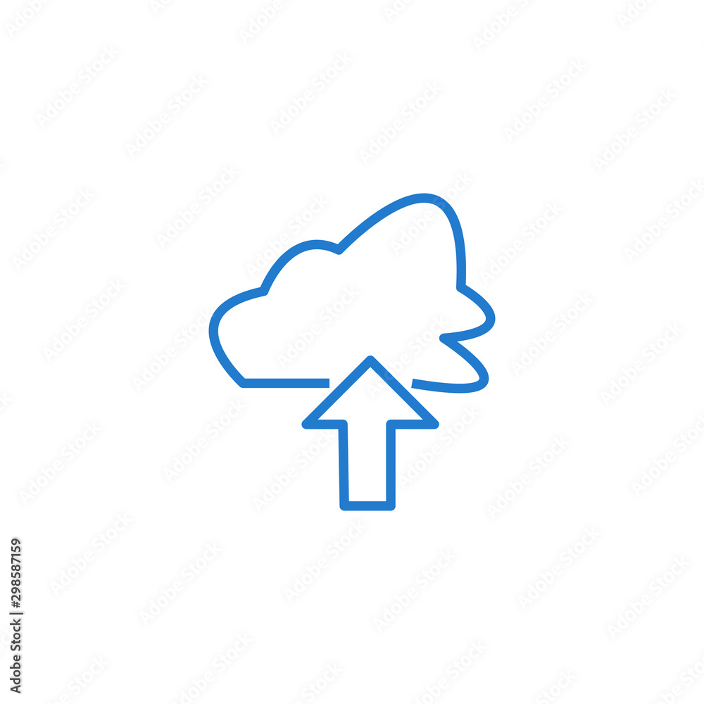 Color download icon with white background Color download icon with white background