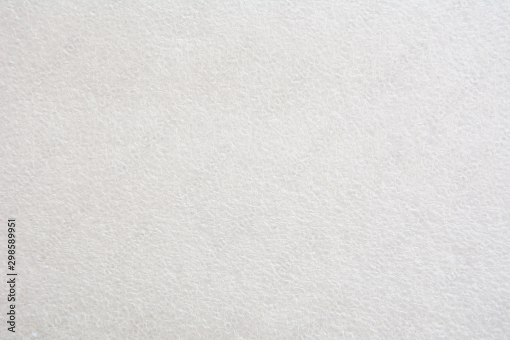 White polystyrene foam abstract texture or background. Insulation material used in the construction of residential premises. - obrazy, fototapety, plakaty 