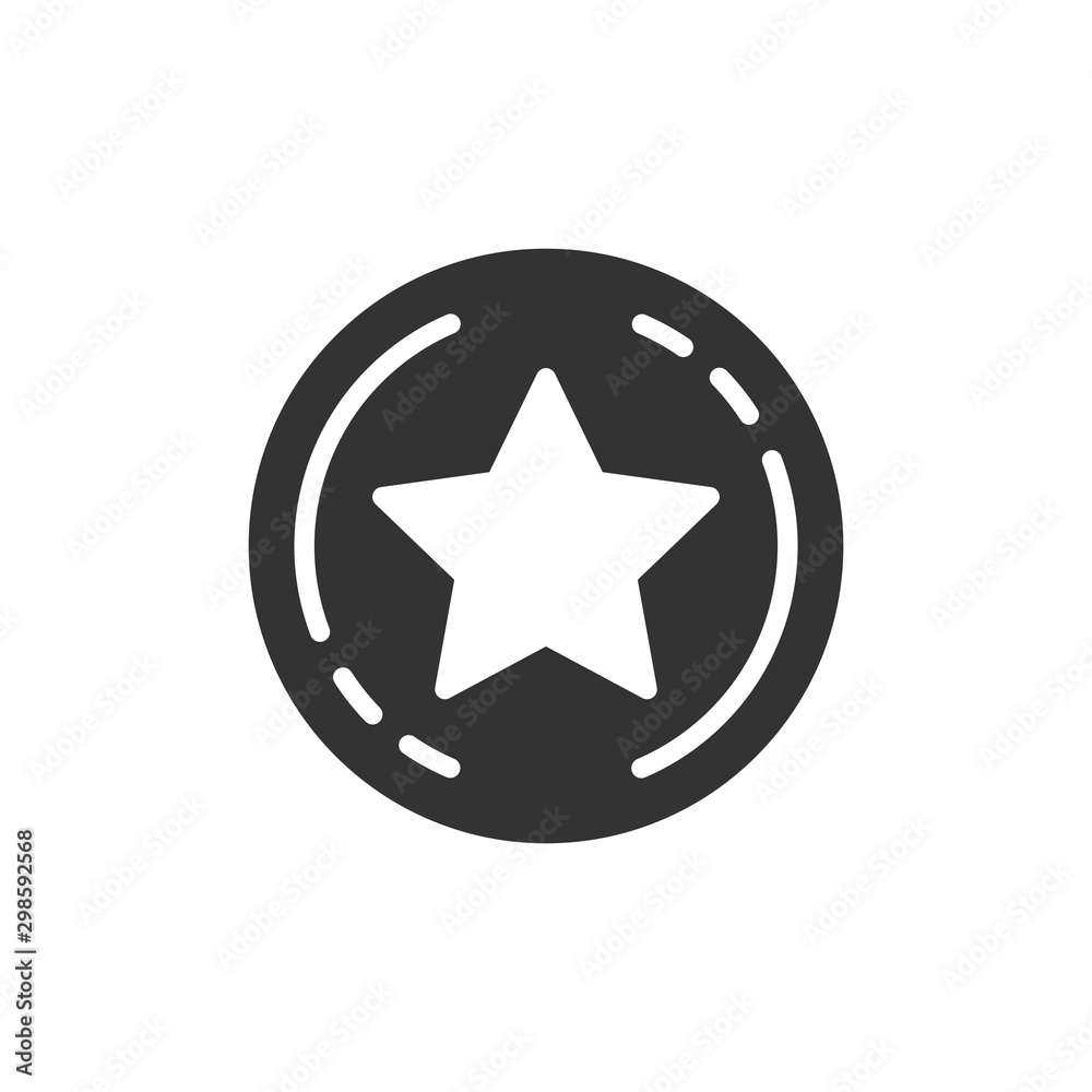 Loyalty icon in flat style. Reward vector illustration on white isolated background. Discount business concept. Loyalty icon in flat style. Reward vector illustration on white isolated background. Discount business concept.