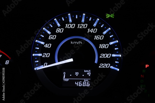 speedometer and tachometer