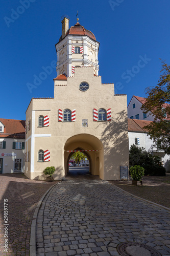 little town Aichach in Bavaria photo