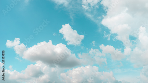 Sky and clouds on background