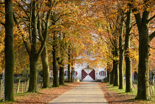 Zufahrt zum Gut Heimendahl in Kempen