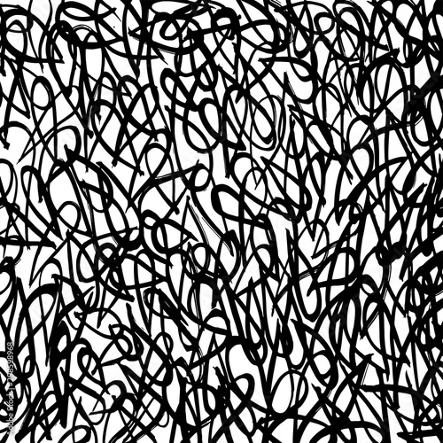 Brush texture pattern. Grunge vector.