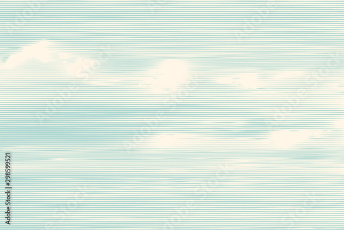 clouds, retro engraving style. design element. vector illustration