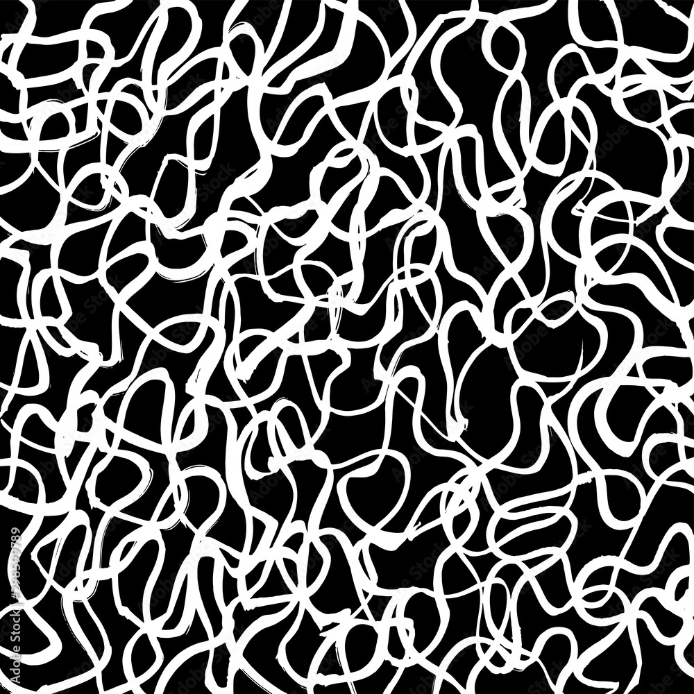 Obraz premium Brush texture pattern. Grunge vector.