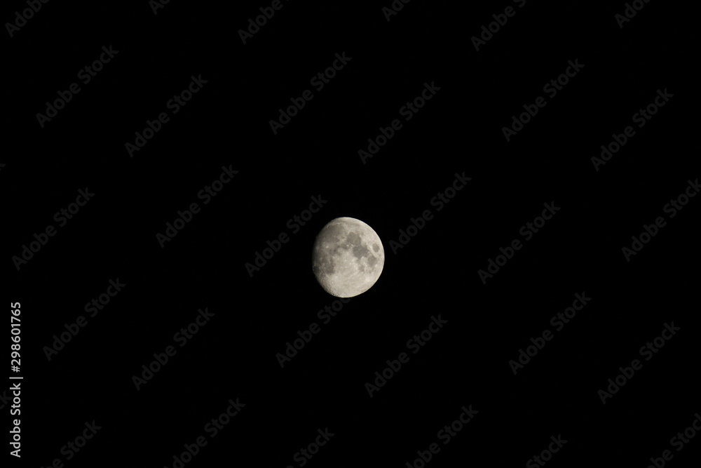 moon in the night sky