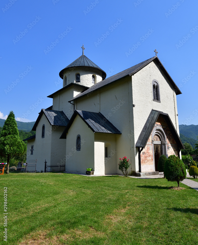 Church of Assumption of the Mother of God of the Monastery of Moraca Montenegro