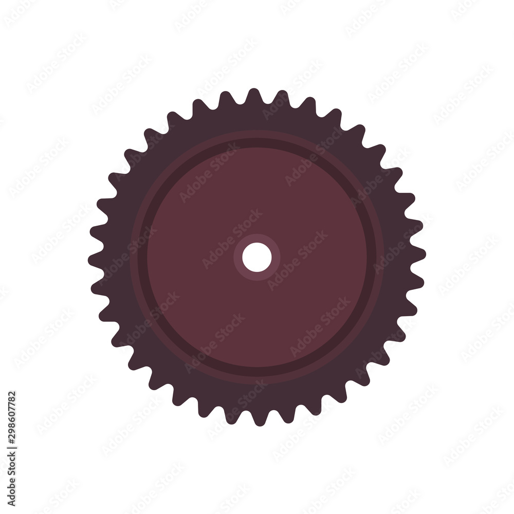 Spur gear vector icon engineering wheel equipment pinion. Cogwheel technology illustration circle engine mechanical mechanism transmission tooth. Factory metal shape industry rotation steel circular Spur gear vector icon engineering wheel equipment pinion. Cogwheel technology illustration circle engine mechanical mechanism transmission tooth. Factory metal shape industry rotation steel circular