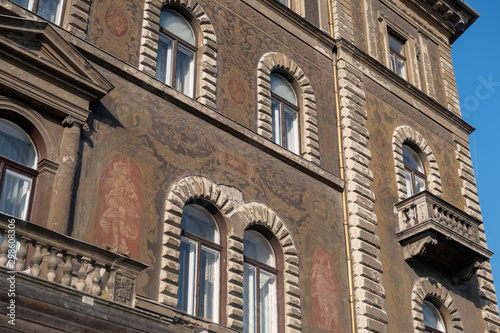 Piece of facade, Budapest