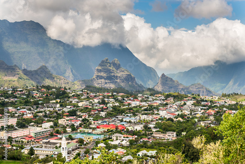 Cirque of Cilaos on Reunion Island photo