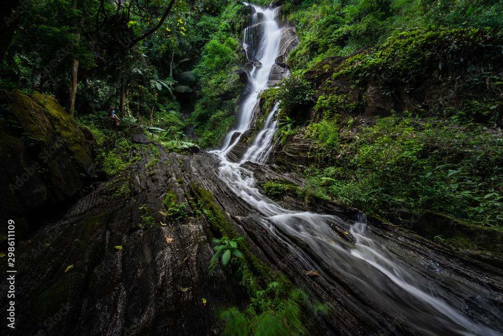 Klong Pong Waterfall, Khlong Wang Chao national park, , Mueang Tak districts of Tak Province, Kosamphi Nakhon, Khlong Lan and Mueang Kamphaeng Phet districts of Kamphaeng Phet Province, Thailand