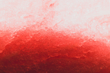 Keuken achterwand Rood Sappige watermeloen macro textuur  © maxkolmeto