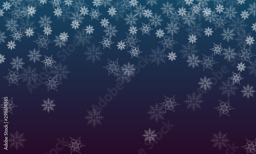 Abstract background made of snowflakes