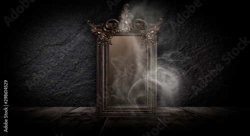 Dark room, a magical antiqu...