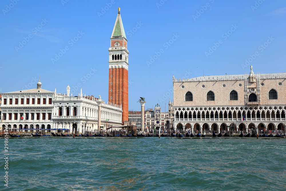 Venice, Piazza San Marco as seen from the Lagoon - Italy