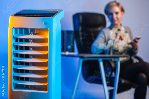 Portable air conditioner. A...