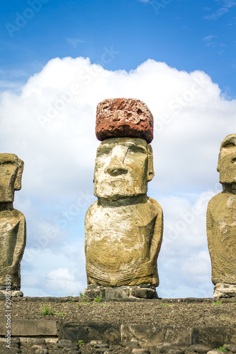 Moai Statue on Rapa Nui, Easter Island