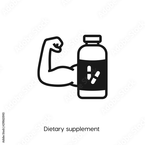 supplement icon vector