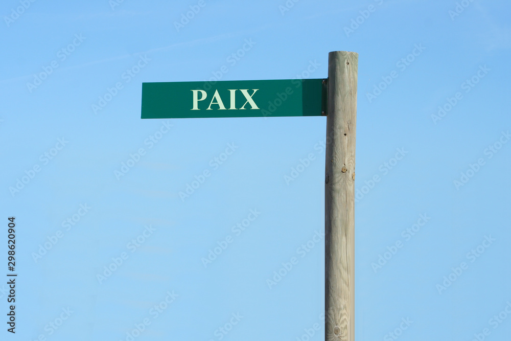 Fototapeta premium paix