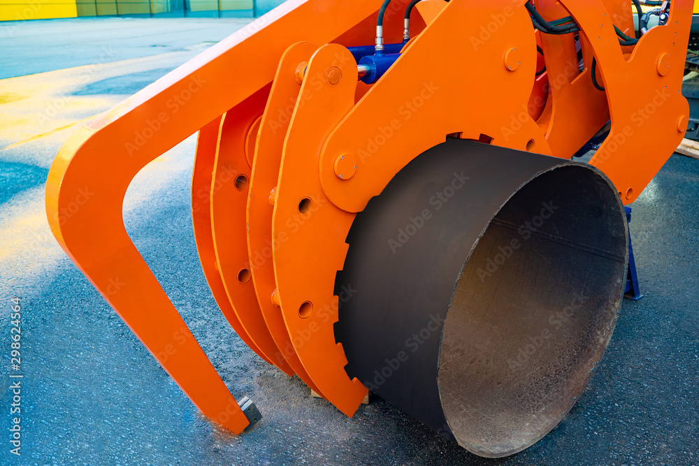 Equipment for laying pipes. The concept of the construction. Pipe