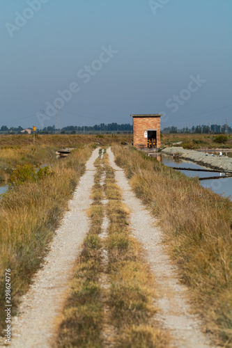 Paesaggio nelle saline di Cervia