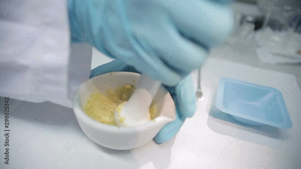 Scientific experiment in a lab. HD Scientific experiment in a lab. HD