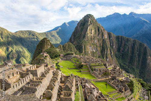 Machu Picchu in Peru is one of the New Seven Wonders of the World photo