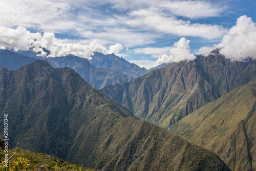 Andes. View from the Machupicchu mountain