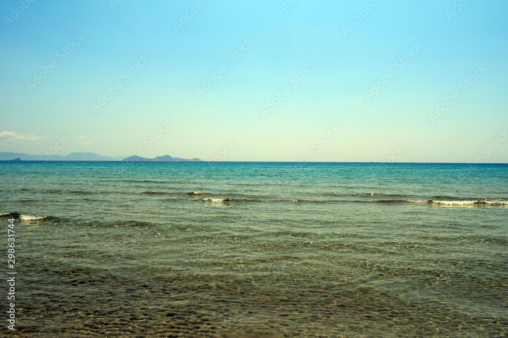 Coastline. Tourist background. The concept of travel and leisure. Pure clear water. Coastline. Tourist background. The concept of travel and leisure. Pure clear water.