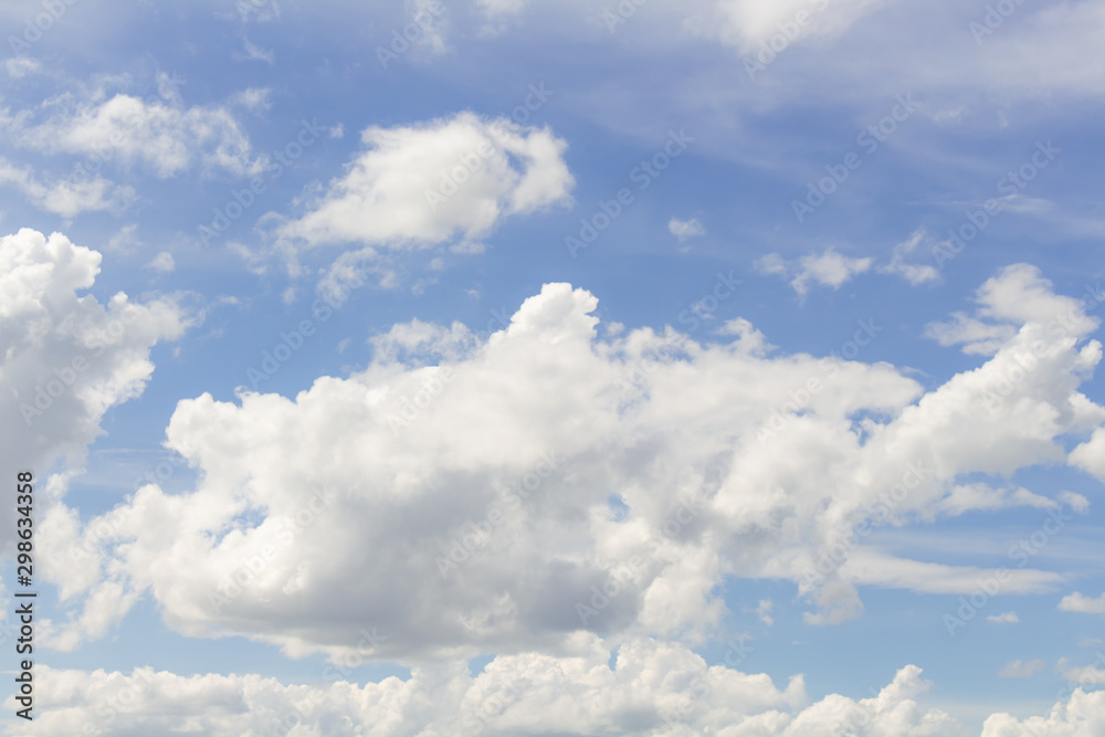 The vast blue sky and clouds sky The vast blue sky and clouds sky