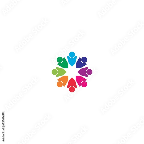 community logo template vector icon design