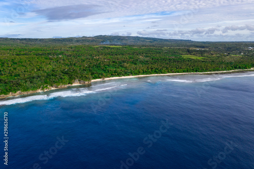 Eua island in Kingdom of Tonga aerial photography