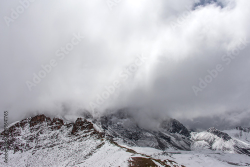 Snow covered Rainbow Mountains and Surroundings (Peru)