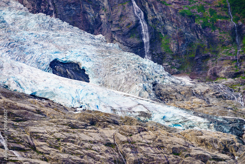 Boyabreen Glacier in Norway photo