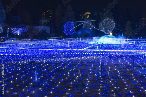 Photography Tokyo midtown illumination