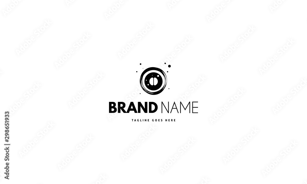 Vector logo on which an abstract image of a stem cell. Vector logo on which an abstract image of a stem cell.