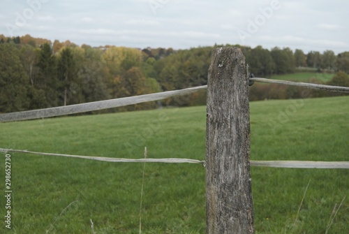 Fence on field