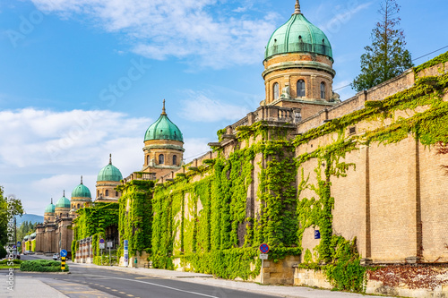 Mirogoj – The main entrance to Mirogoj cemetery, Zagreb, Croatia