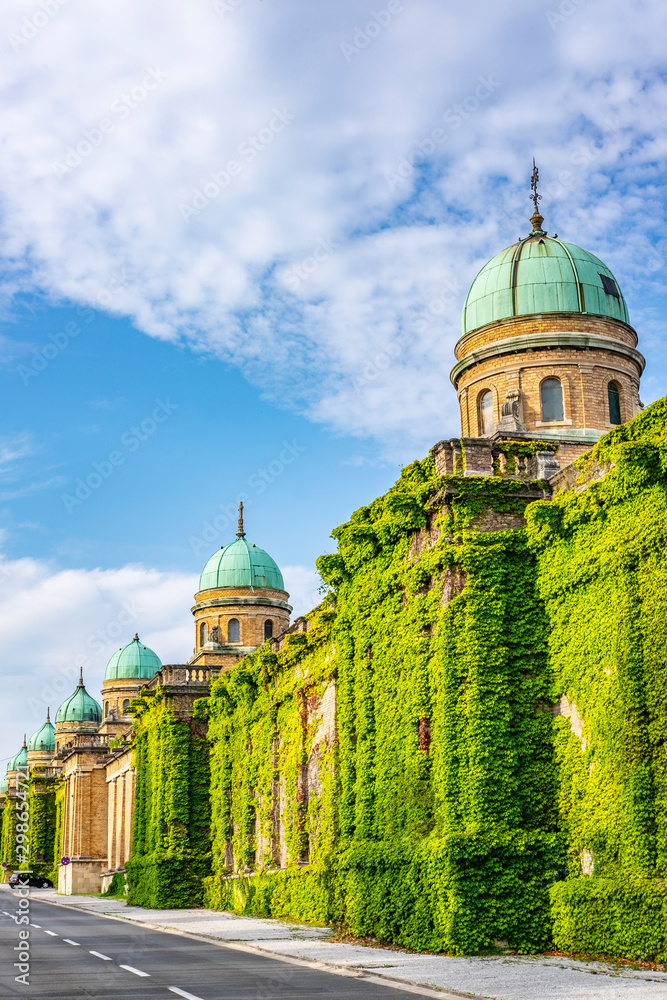 Fototapeta premium Mirogoj – The main entrance to Mirogoj cemetery, Zagreb, Croatia